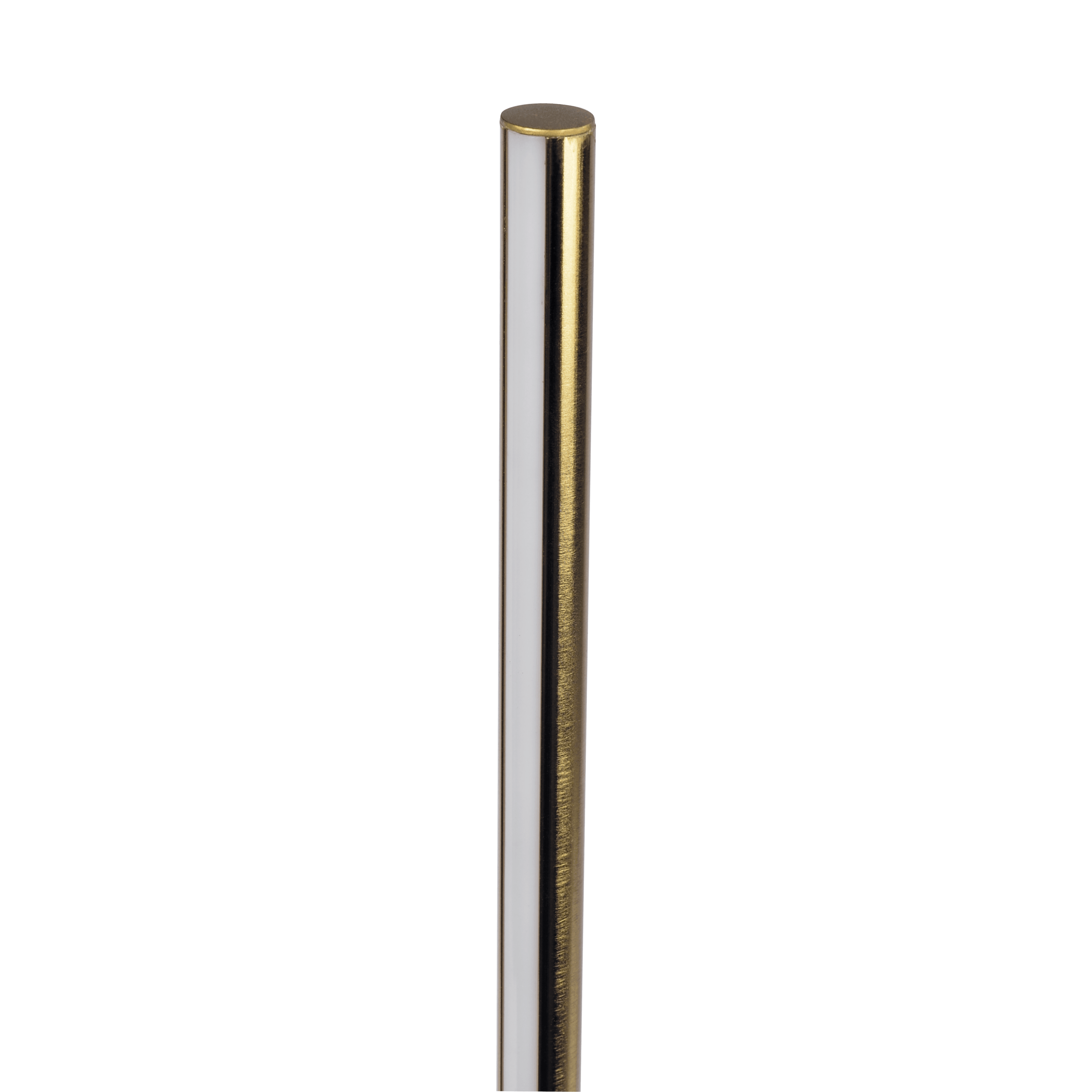 Prism Brassed Gold LED Floor Lamp