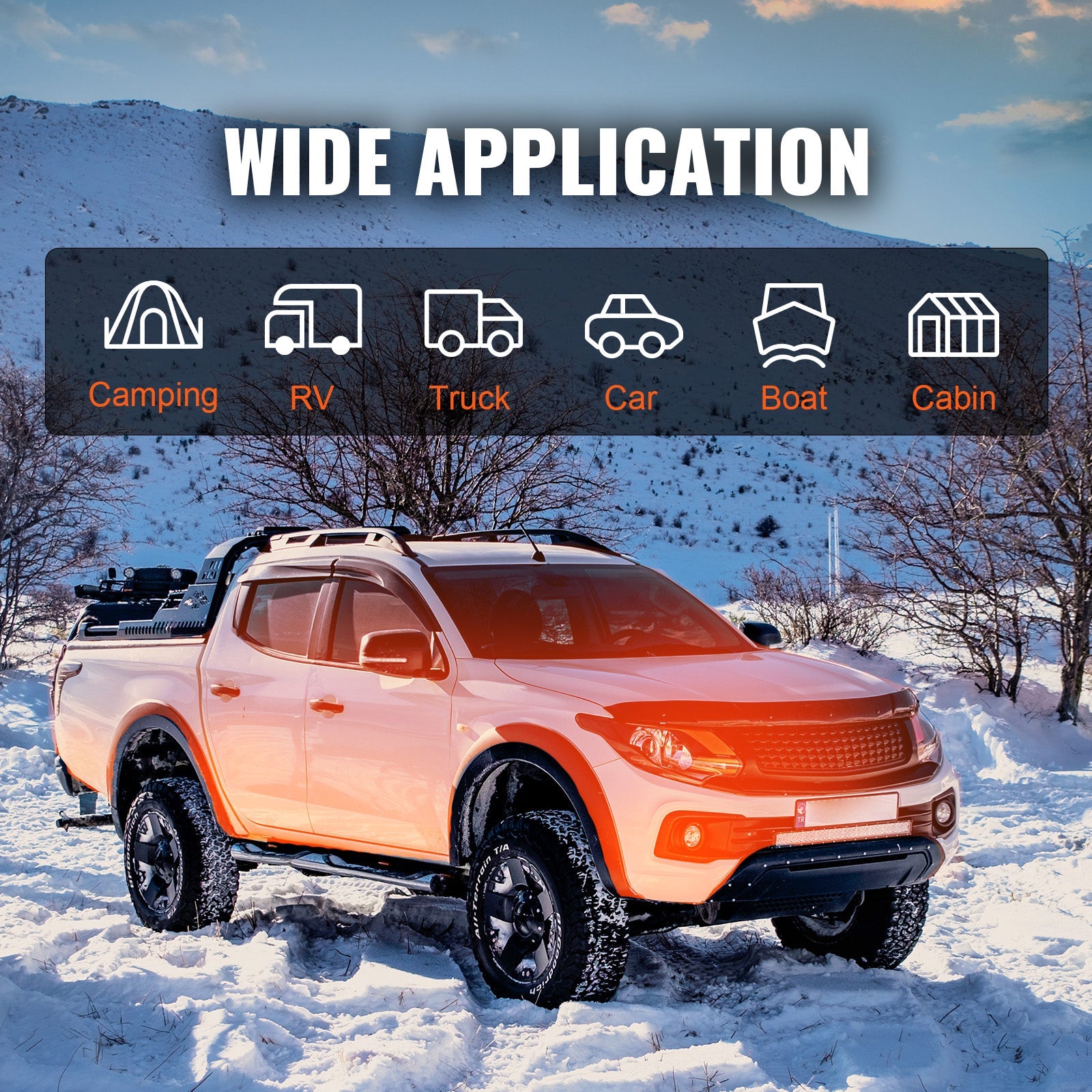 Diesel Air Heater All-in-one 12V 5KW LCD Remote Control