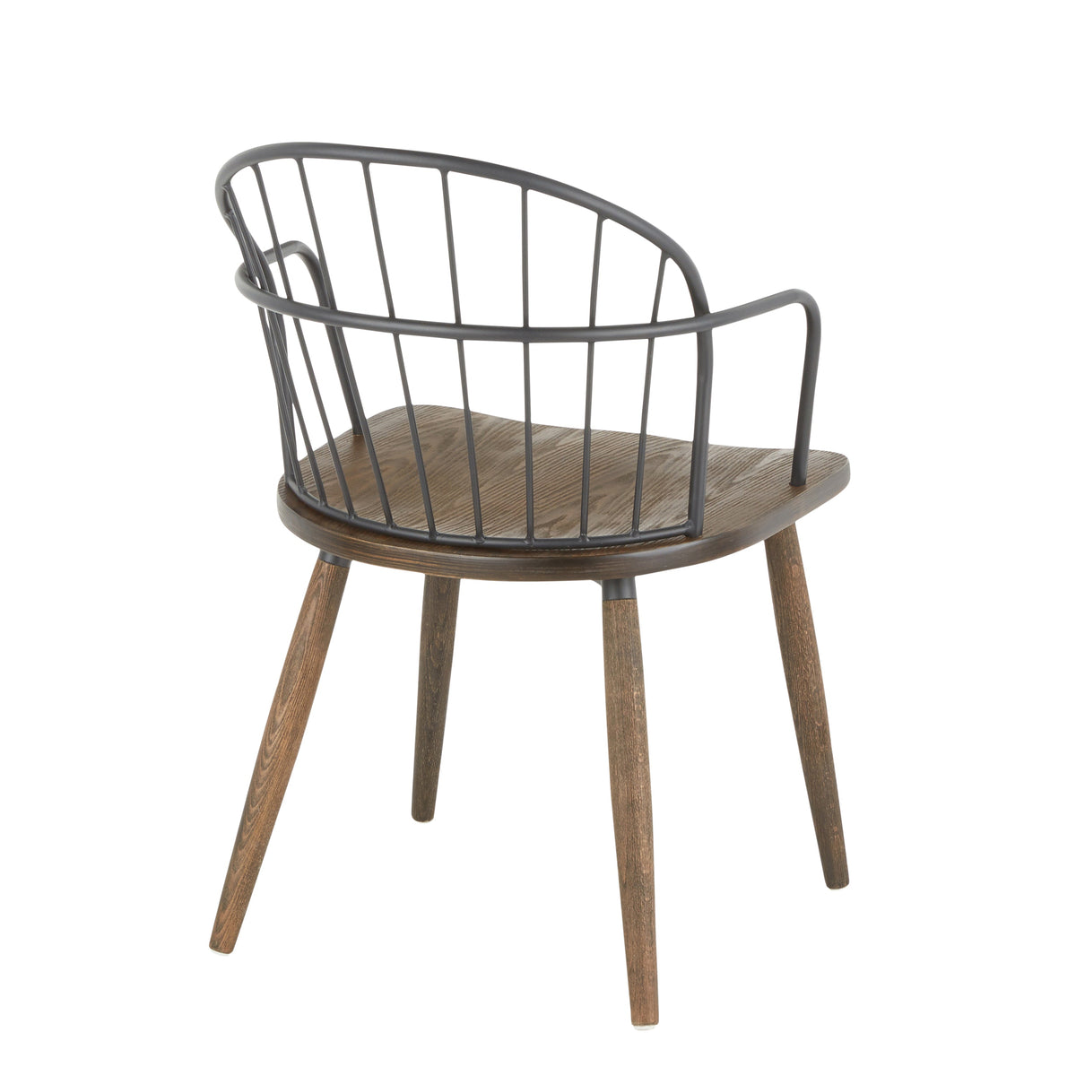 Accent/Dining Chair with Arms in Dark