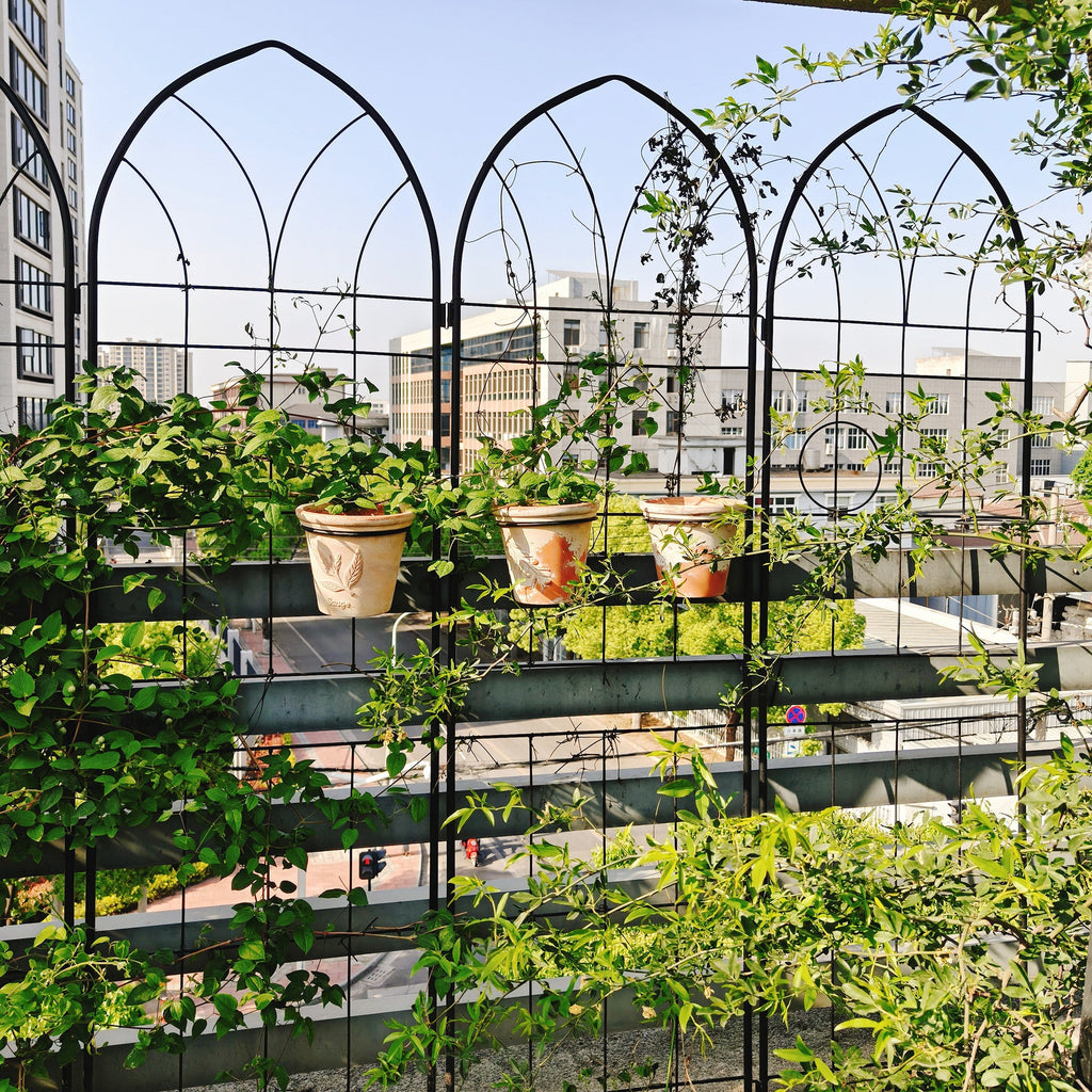 4 Pack Metal Garden Trellis - 78.7" x 19.7"