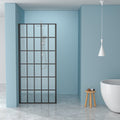 38" W x 72" H Frameless Fixed Shower Door