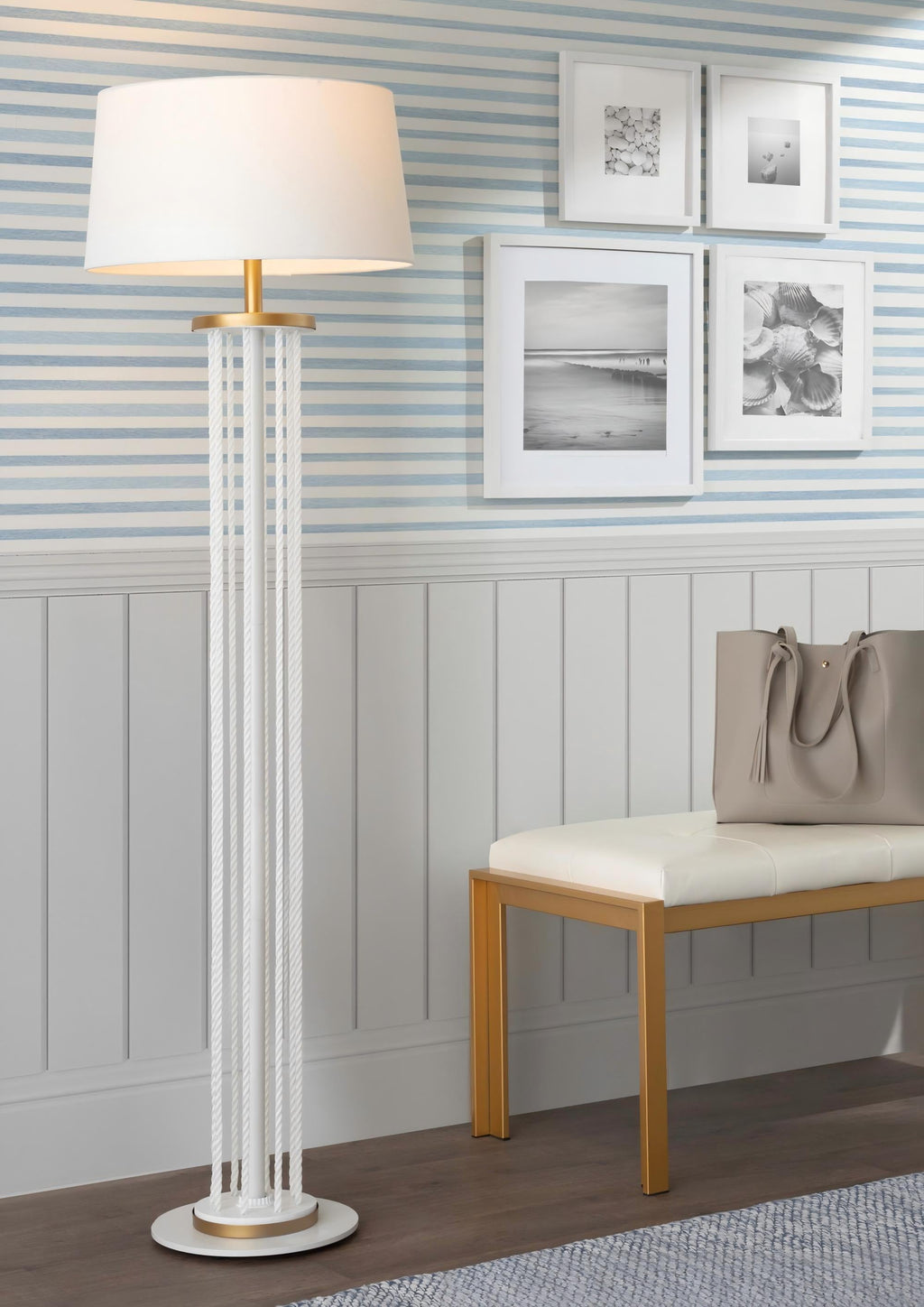 Rope Contemporary Floor Lamp