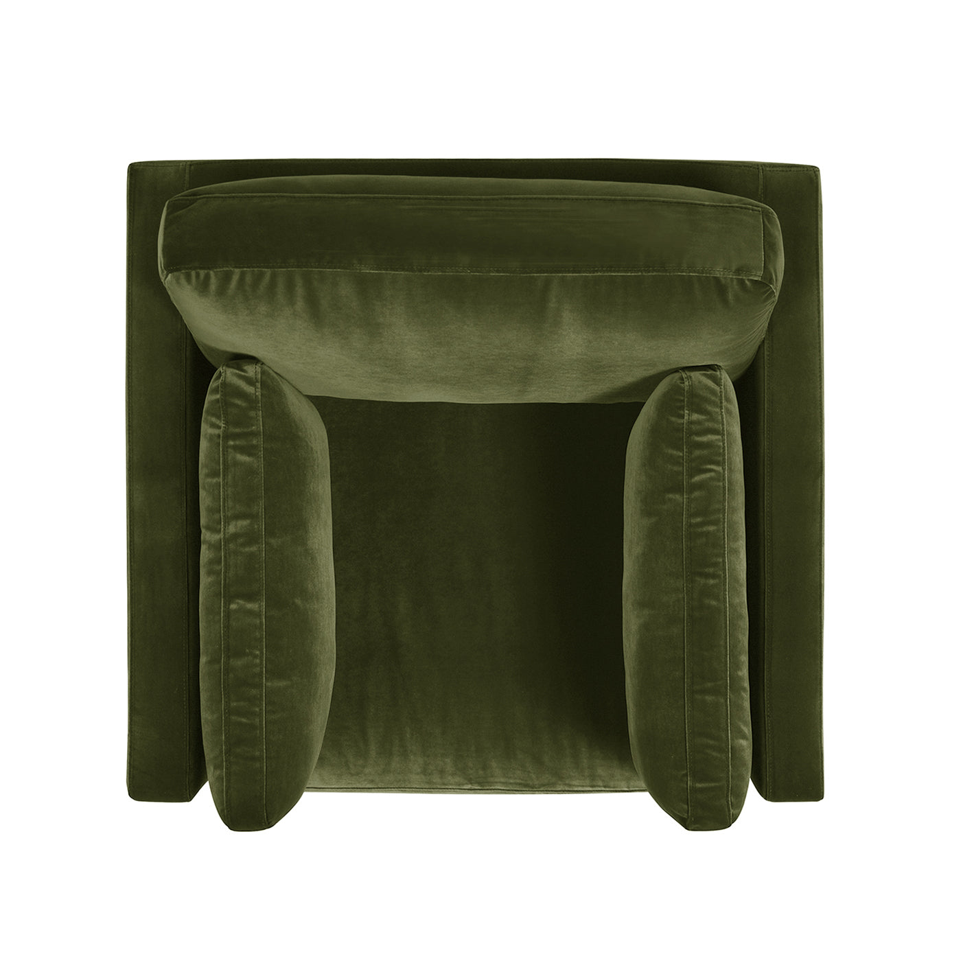 Knox 36" Modern Farmhouse Arm Chair, Olive
