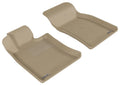 3D MAXpider 2007-2013 Mini Cooper Hardtop/Convertible/Clubman Kagu 1st Row Floormat - Tan L1MN00211502
