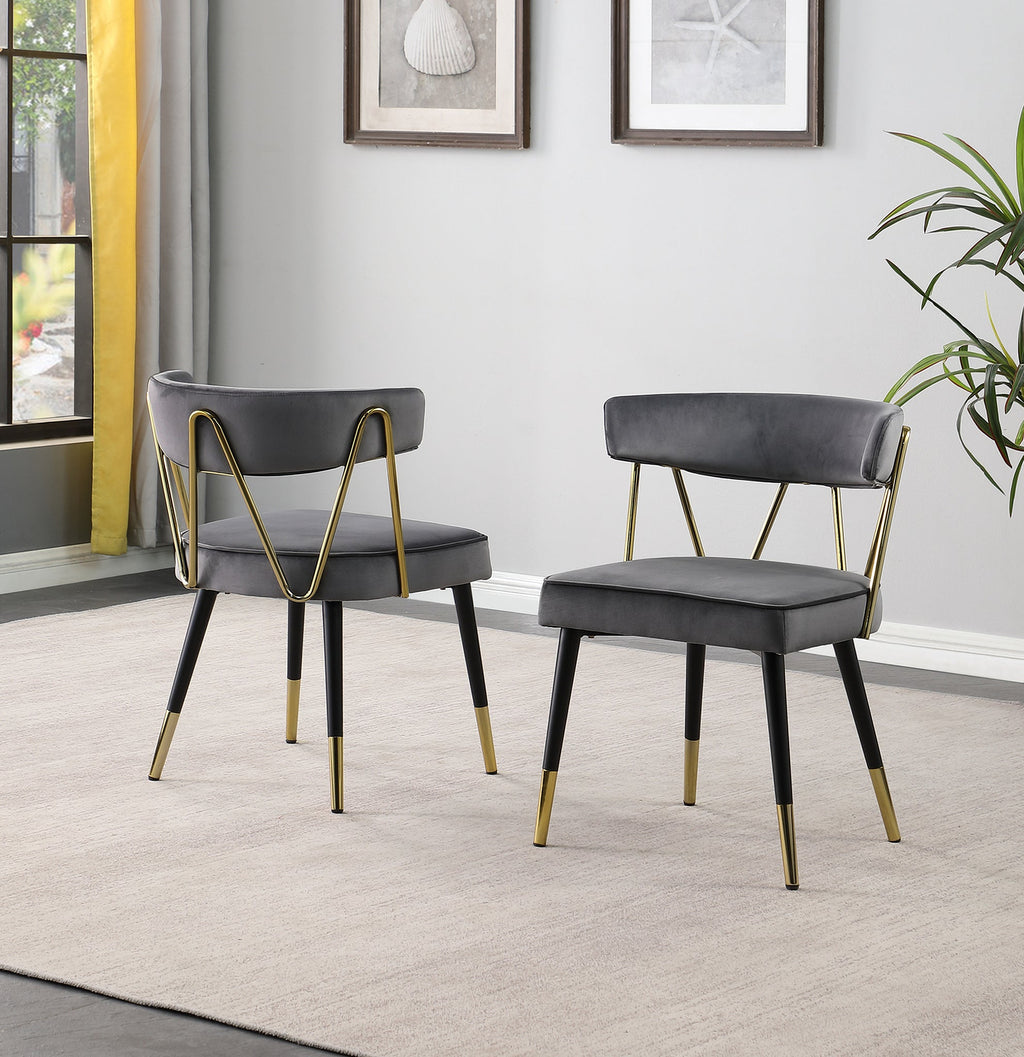 Glam Velvet Dining Chair Set of 2