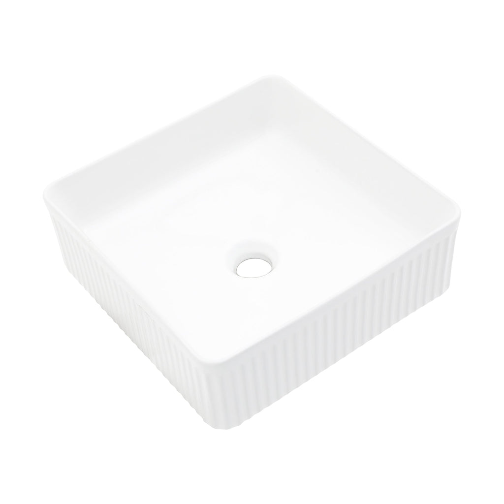 15.69"x15.69" Modern Bathroom Vessel Sink