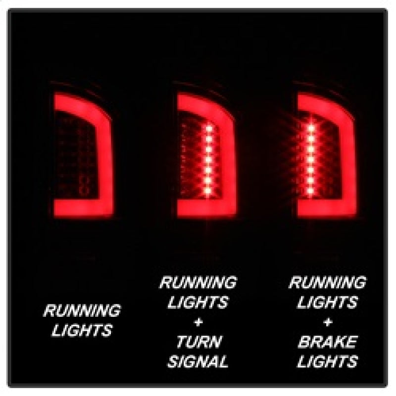 Spyder 03-06 Dodge Ram 2500/3500 V3 Light Bar LED Tail Light - Red Clear (ALT-YD-DRAM02V3-LBLED-RC) 5084132