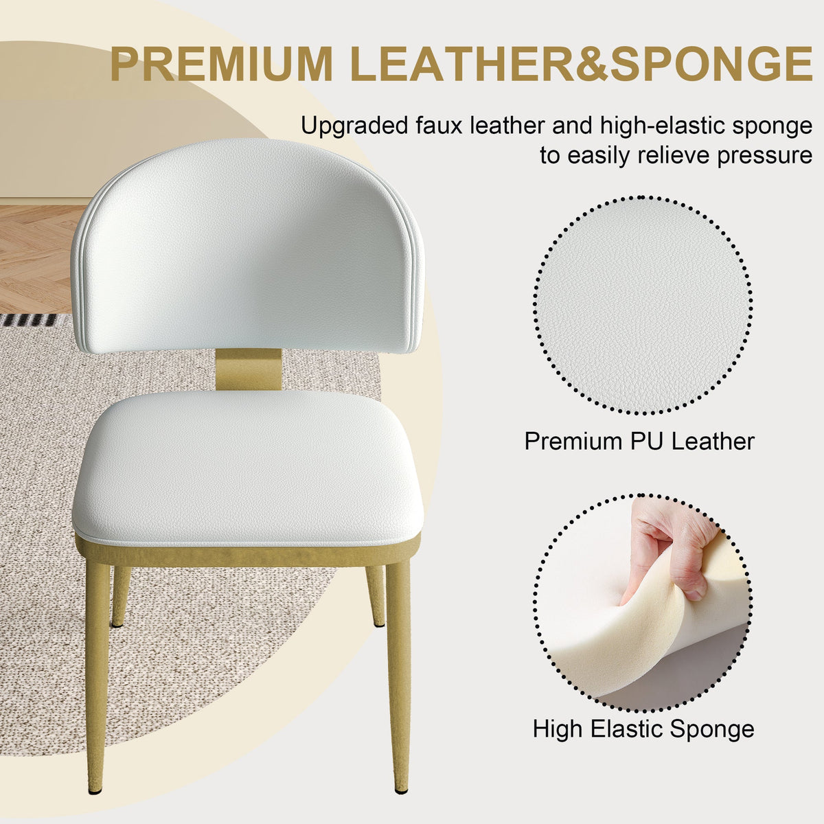 Dining Chairs Set of 2 in Modern Design