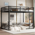 Metal Bunk Bed, Full XL over Full XL
