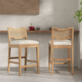 28" Farmhouse Barstools Set of 2