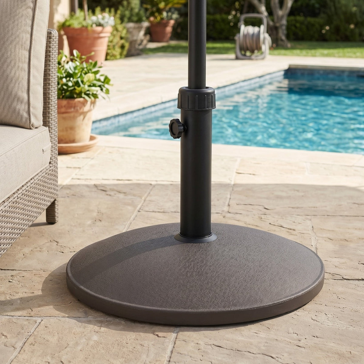Ander Outdoor 35-Pound Round Umbrella Base