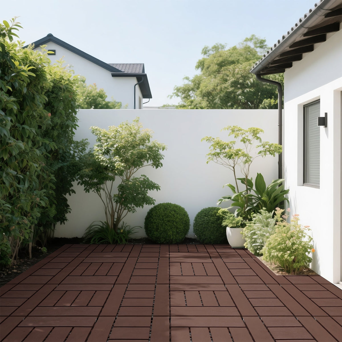 H Style 12 Inch Balcony Deck Tiles