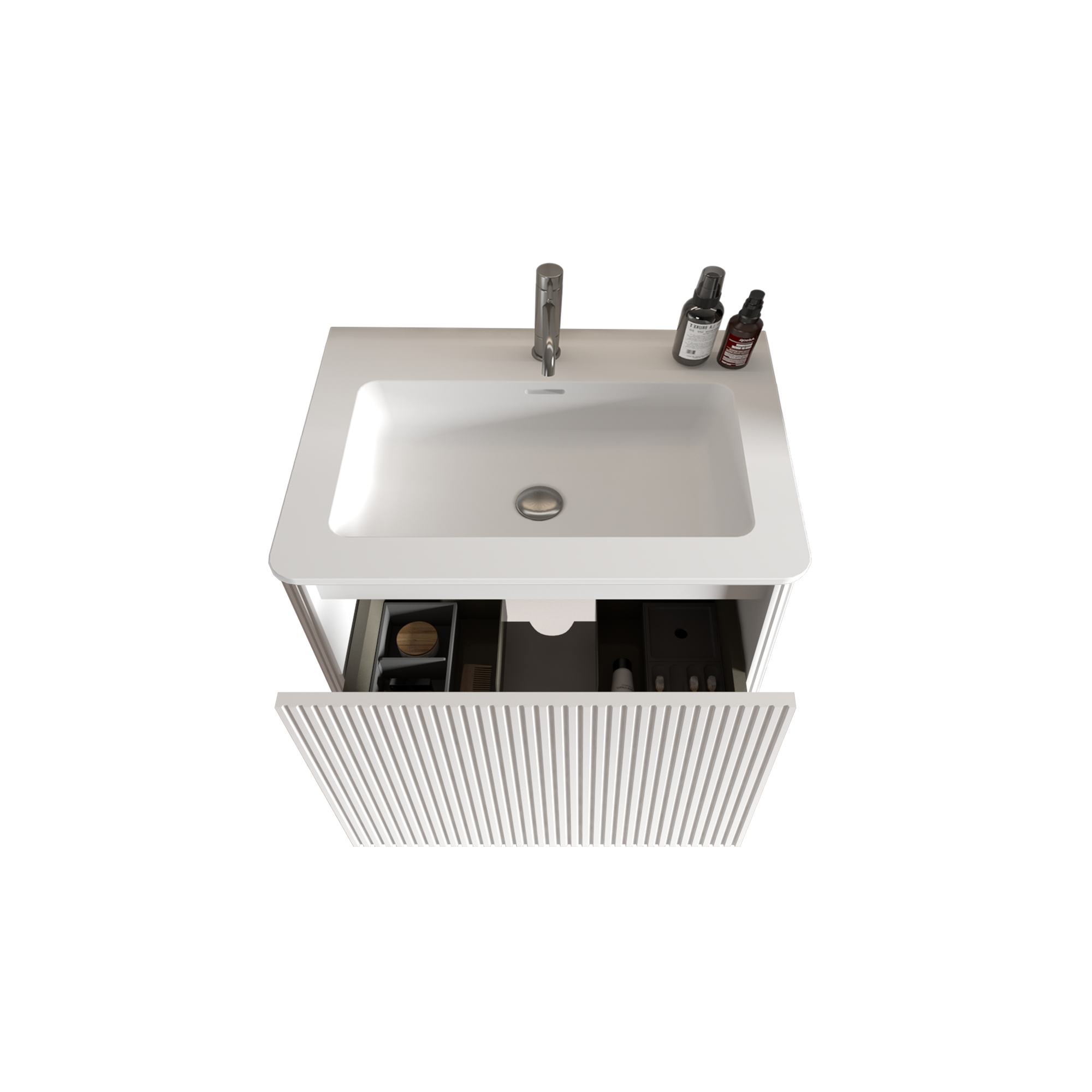 Etna 24" Striped Soft Bathroom Vanity