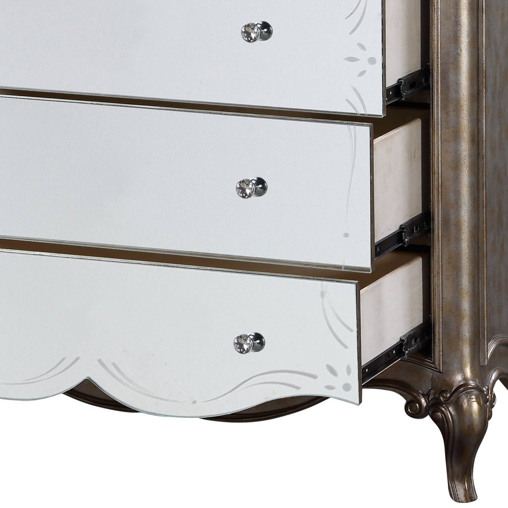 Esteban Antique Champagne Finish Chest