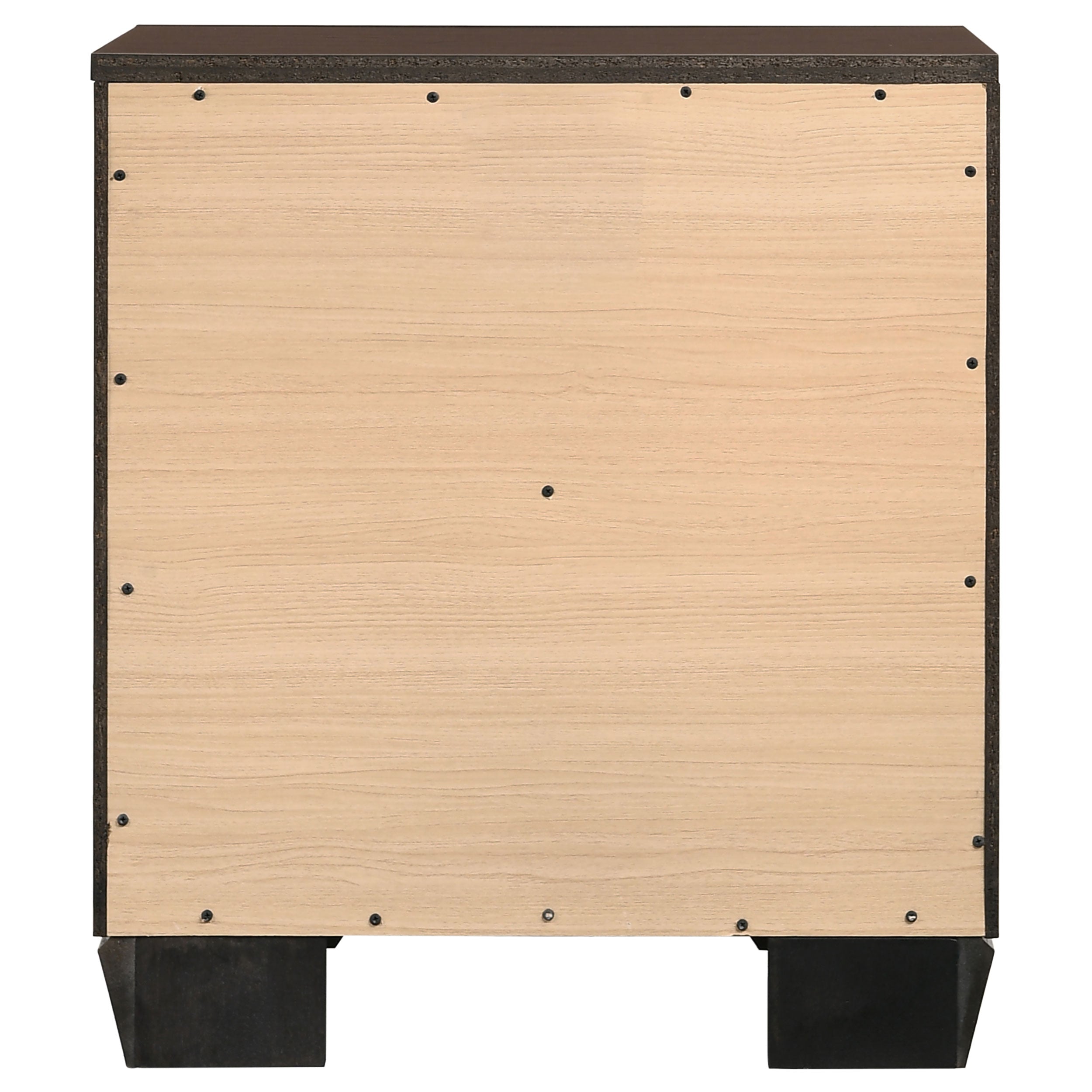 Copper Dark Cocoa 2-Drawer Rectangular Nightstand