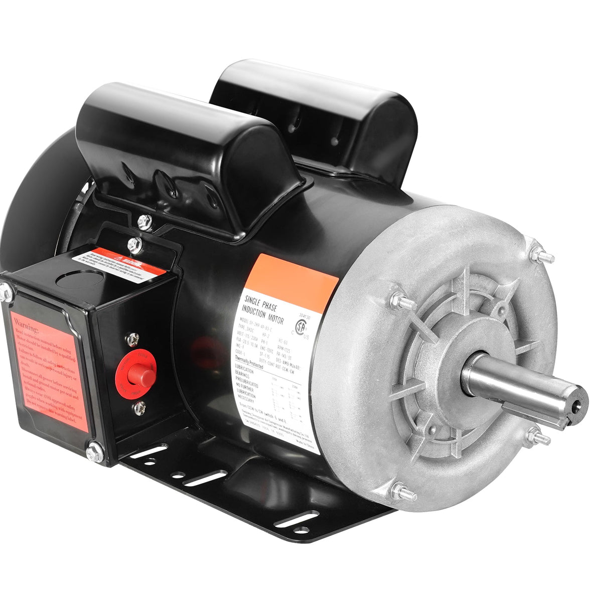 2HP Electric Motor - 1725 RPM Single Phase AC Motor