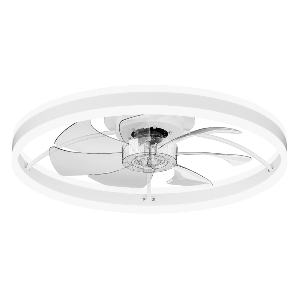 23.6 Inch Ceiling Fan with Light, Quiet DC Motor