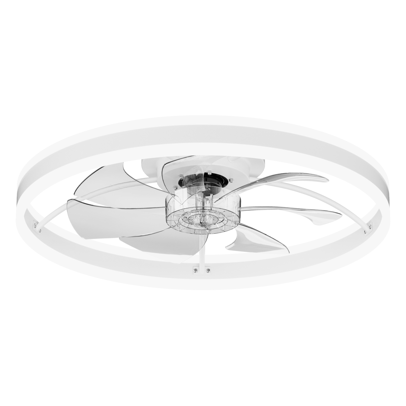23.6 Inch Ceiling Fan with Light, Quiet DC Motor