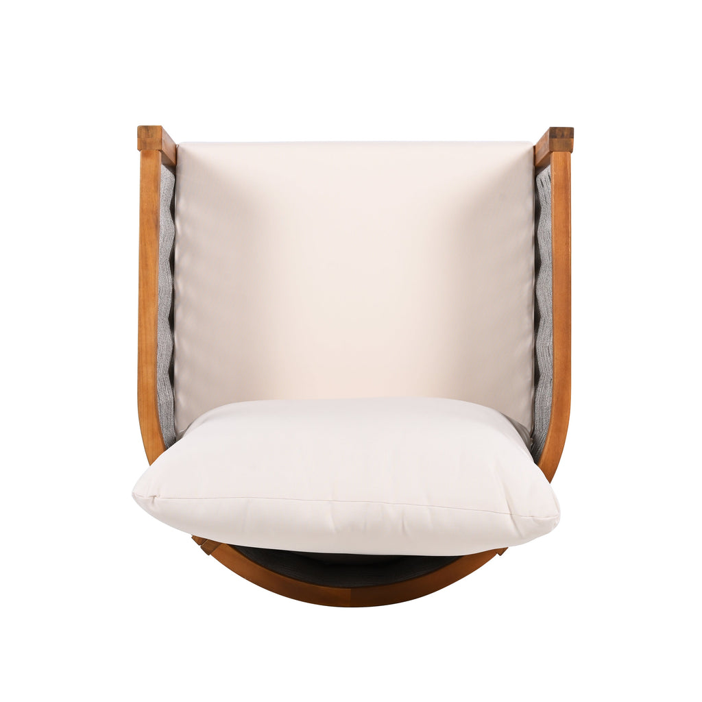 Outdoor Unique Tub Design Armchair with Woven Rope
