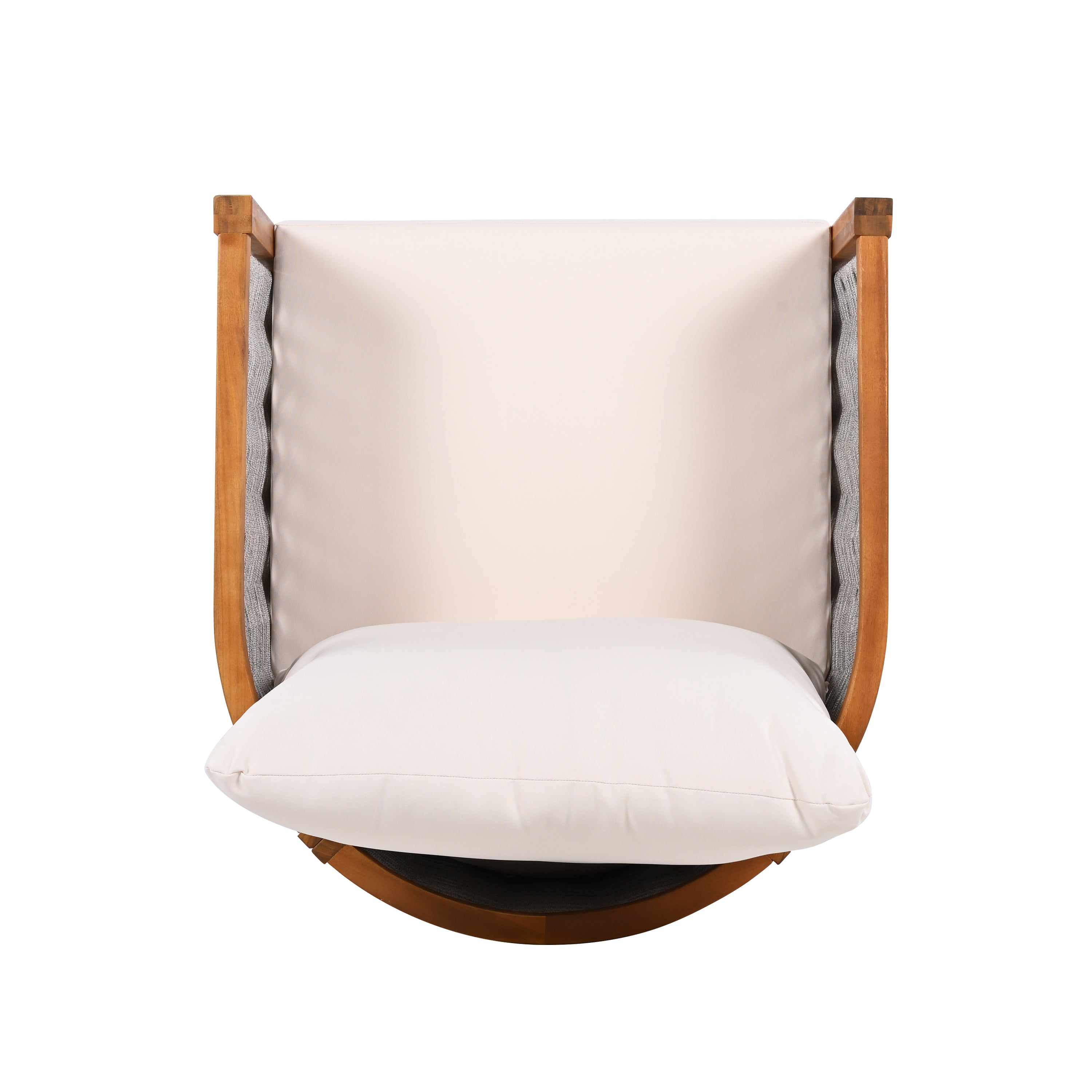 Outdoor Unique Tub Design Armchair with Woven Rope