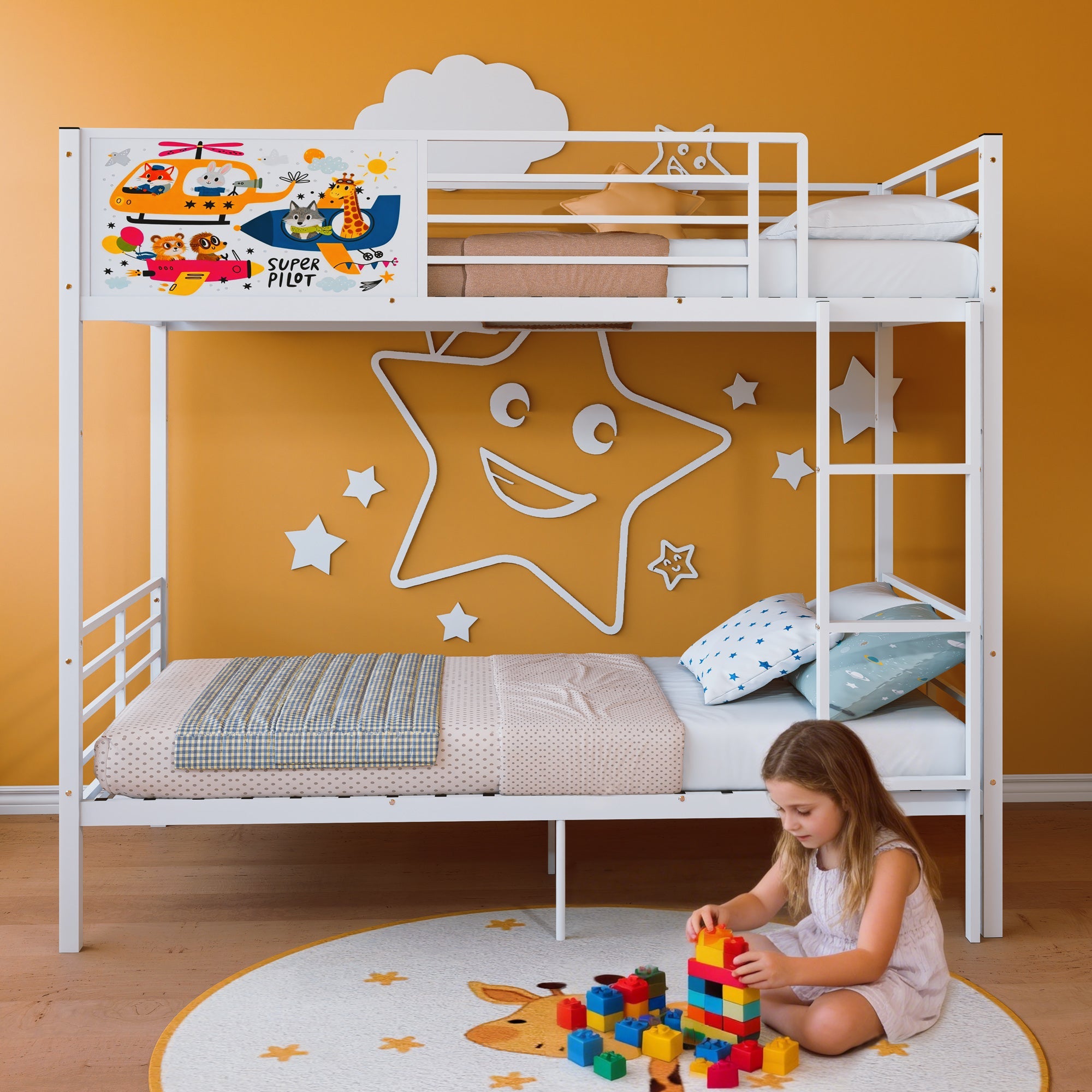 Metal Bunk Bed for Adults & Kids