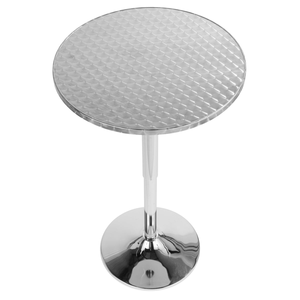 Contemporary Adjustable Round Bar Table