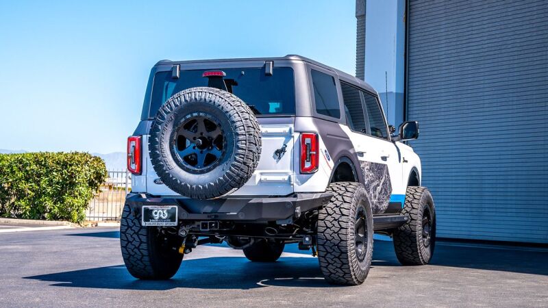 Borla 21-22 Ford Bronco 2.7L V6 4WD ATAK Axle Back Exhaust w/ Black Coated Tips 11978CB