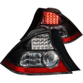 Anzo 2004-2005 Honda Civic LED Tail lights Black