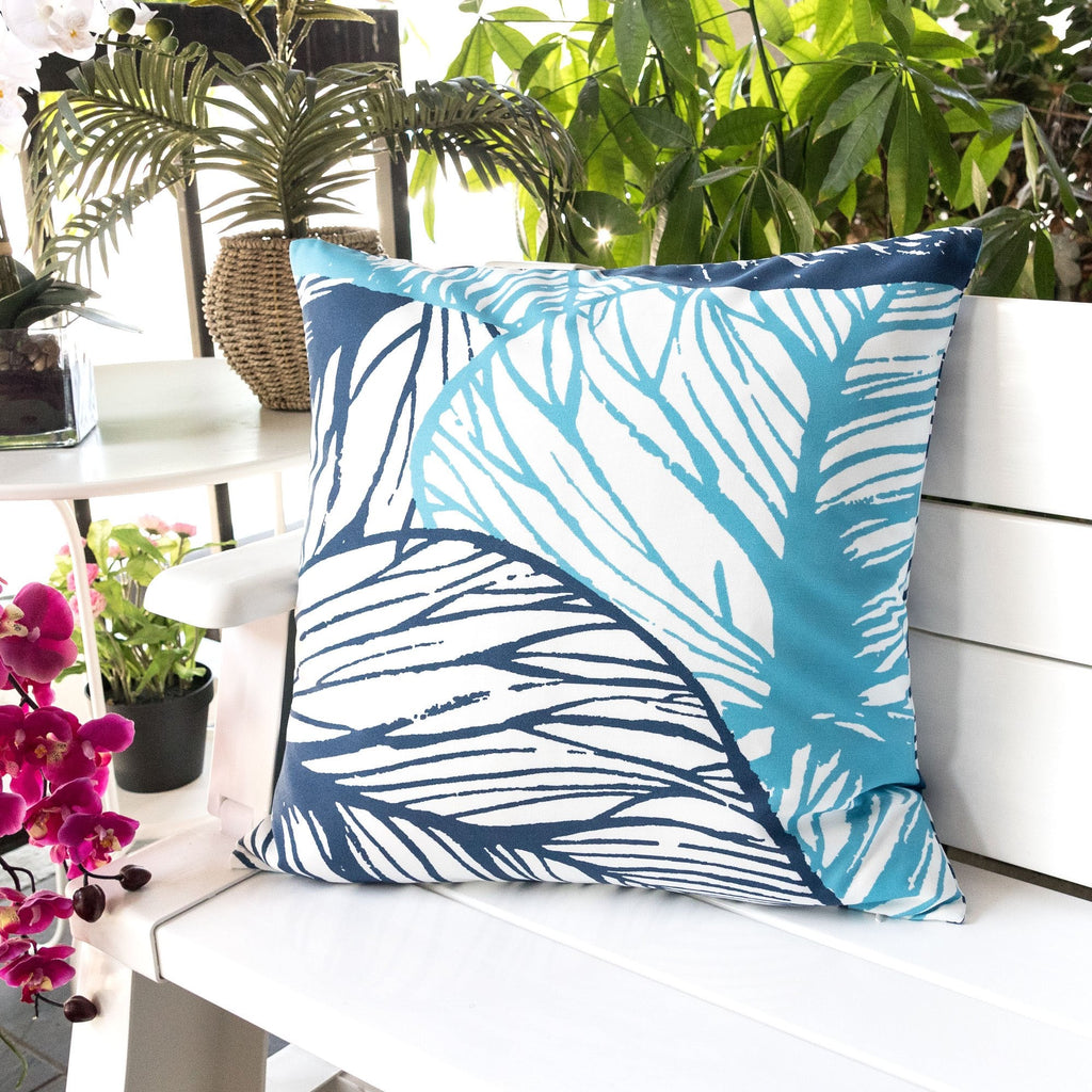 Leaf Vein Outdoor & Indoor Set of 2 Pillows