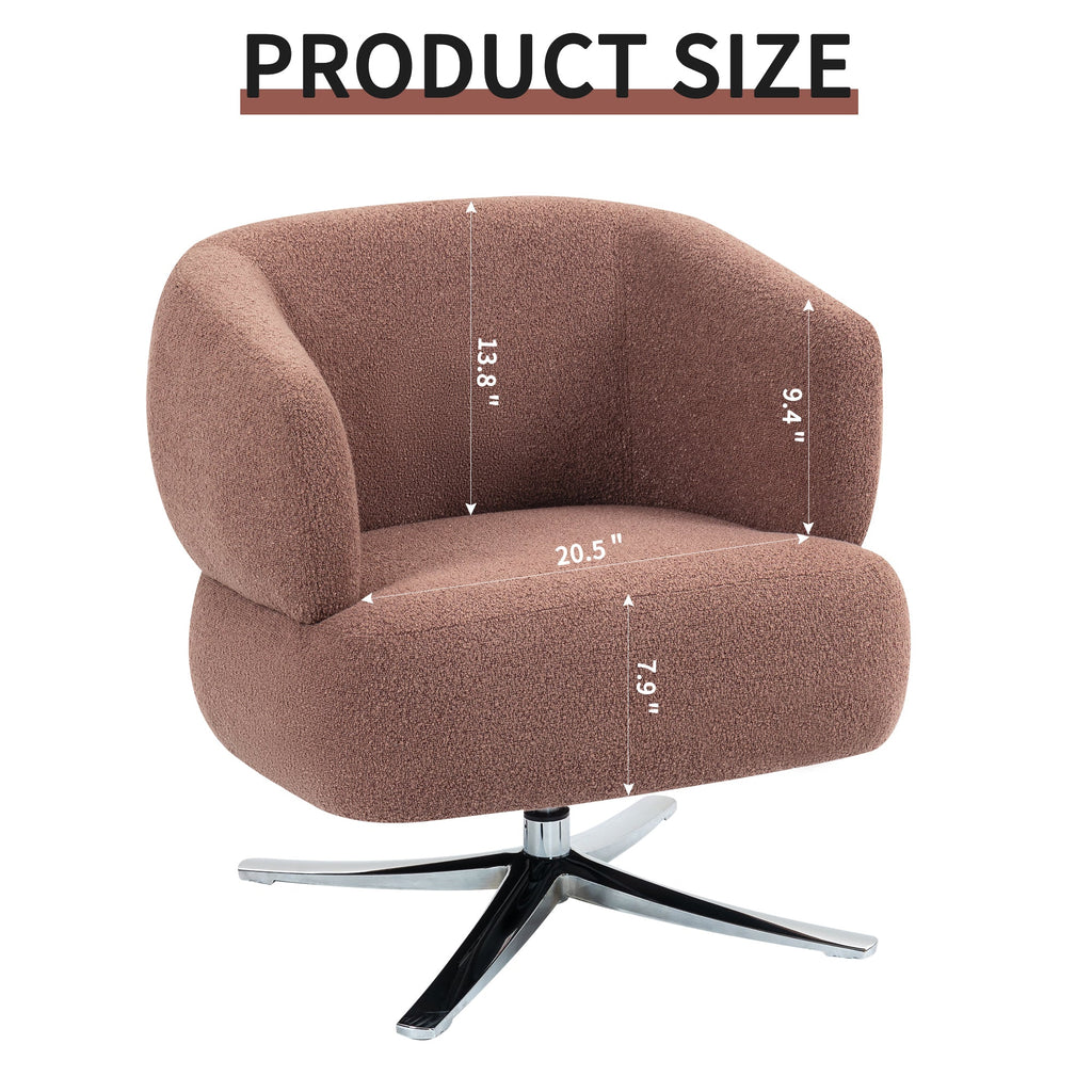 Cuddle-Style Leisure Swivel Sofa Chair
