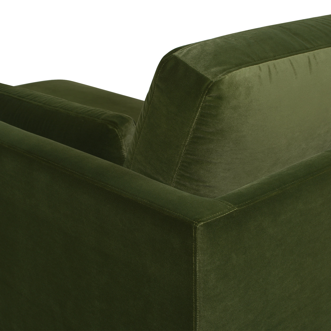 Knox 65" Modern Farmhouse Chaise Lounge Chair, Olive