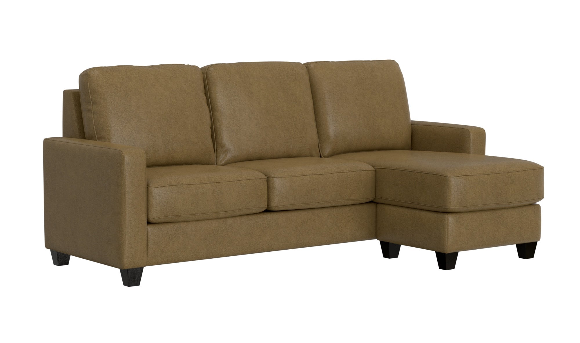 Brown 2-Piece Sofa with Chaise