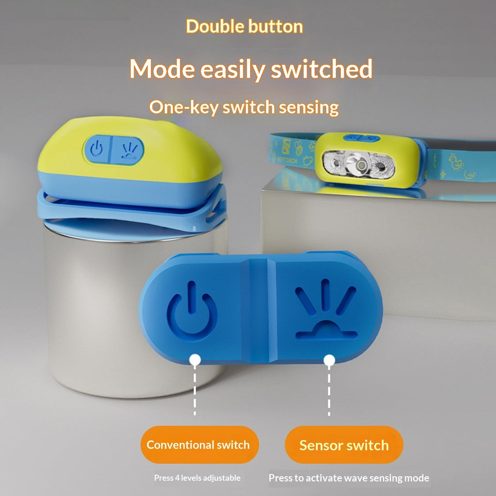 Outdoor Childrens Head-Mounted Lighting Headlamp