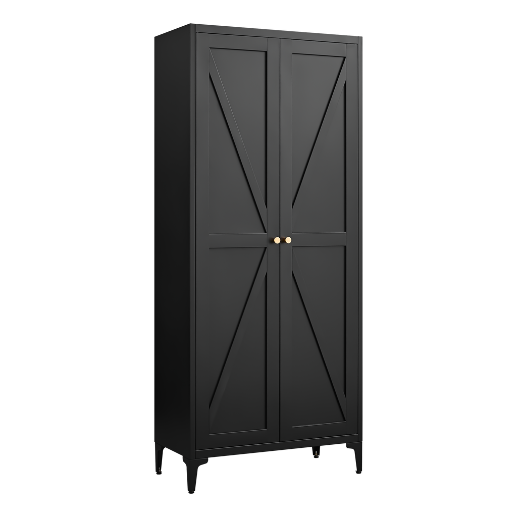 Metal Adjustable 2 Doors Storage Cabinet
