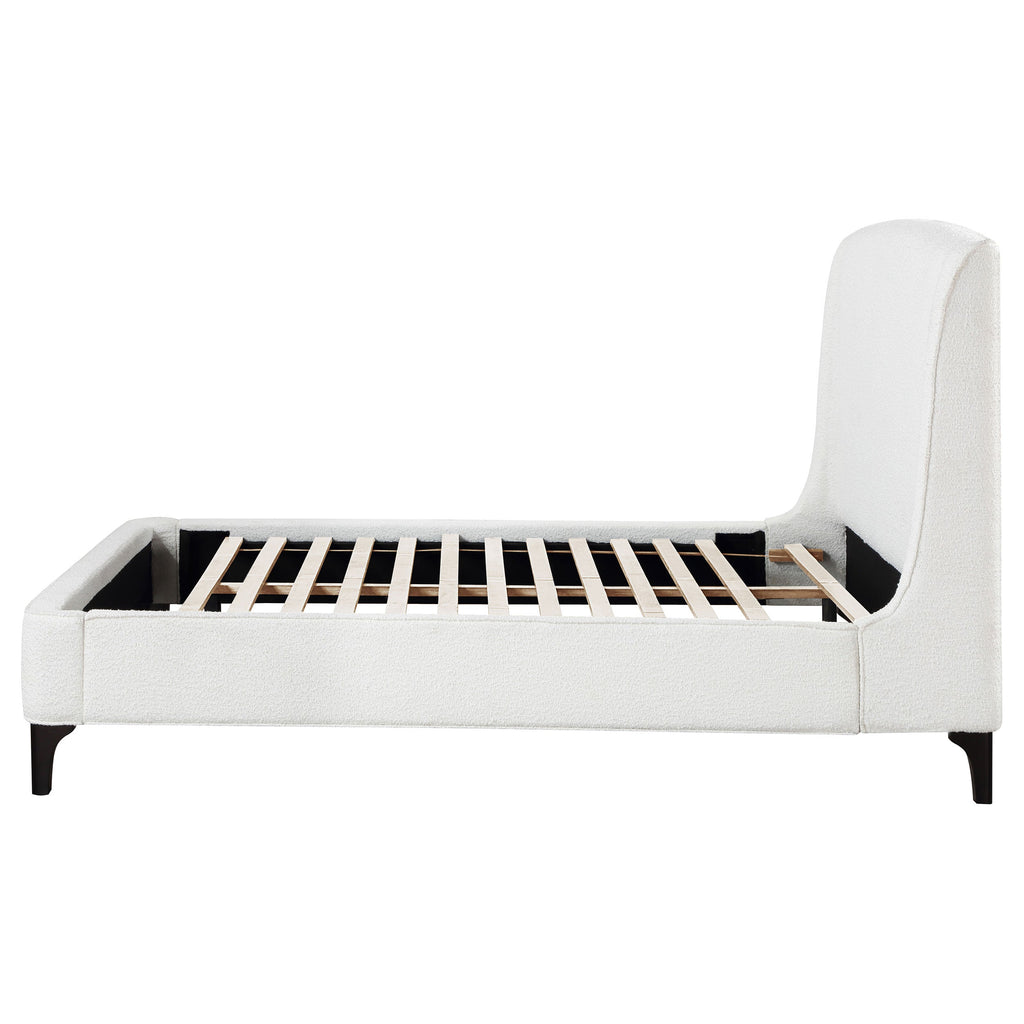 Theodore Snow Upholstered Queen Wingback Bed