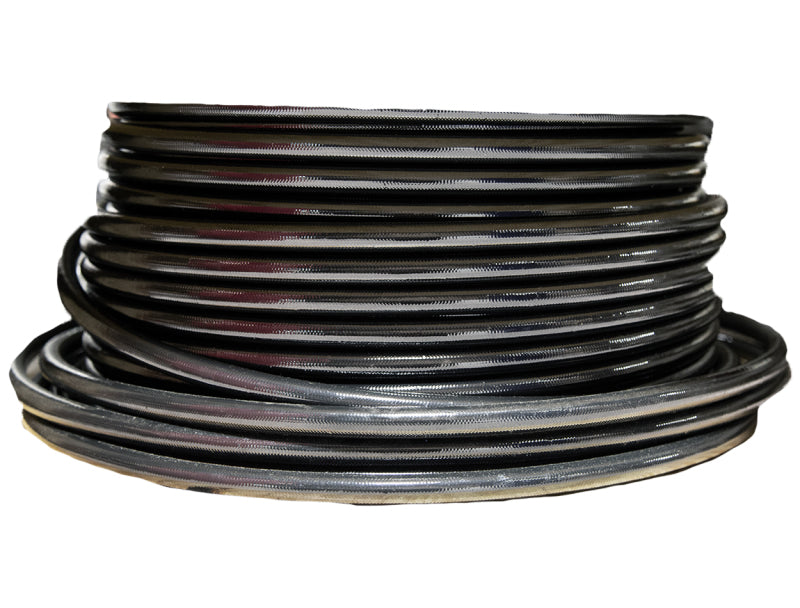 Aeromotive PTFE SS Braided Fuel Hose - Black Jacketed - AN-12 x 4ft 15332