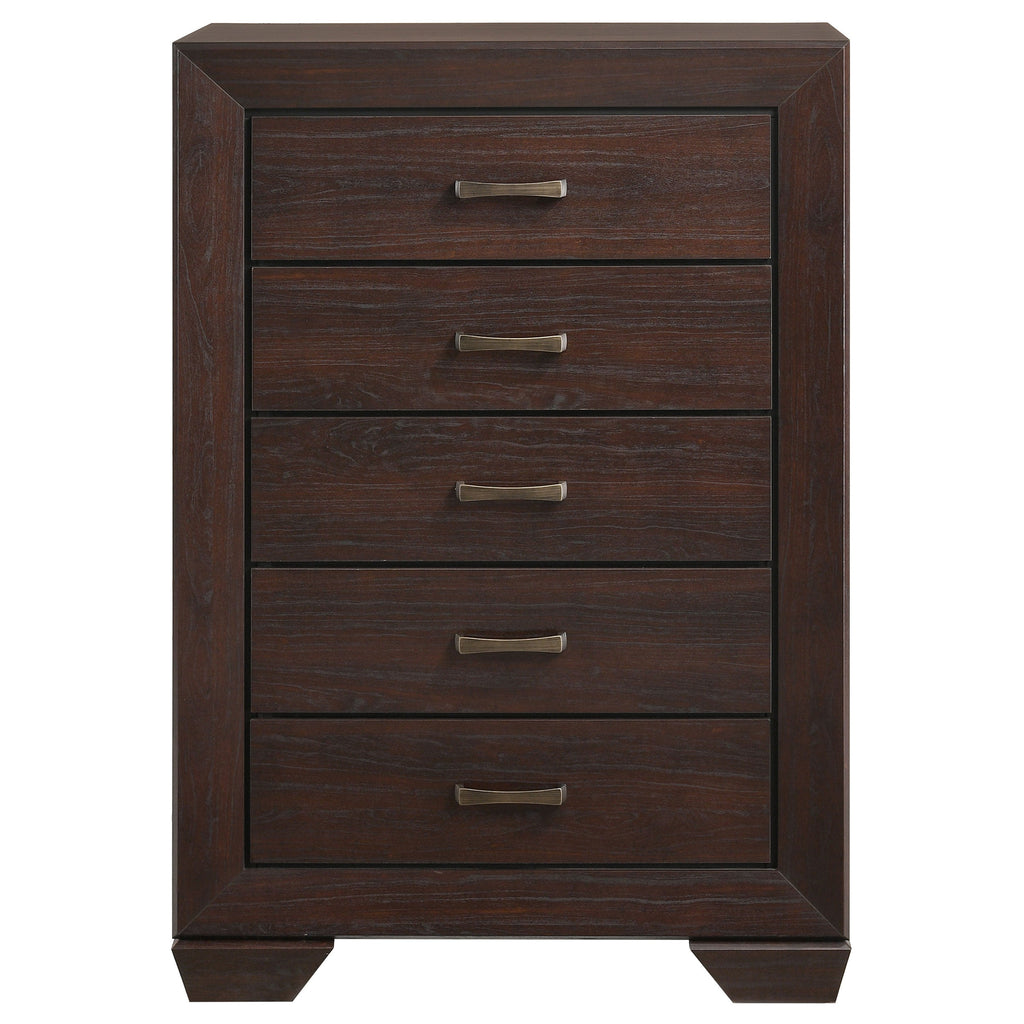 Hadfield Dark Cocoa 5-Drawer Chest