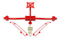 BMR Suspension BMR 14-19 Chevrolet Corvette C7 Bolt-On Parachute Mount - Red PM570R