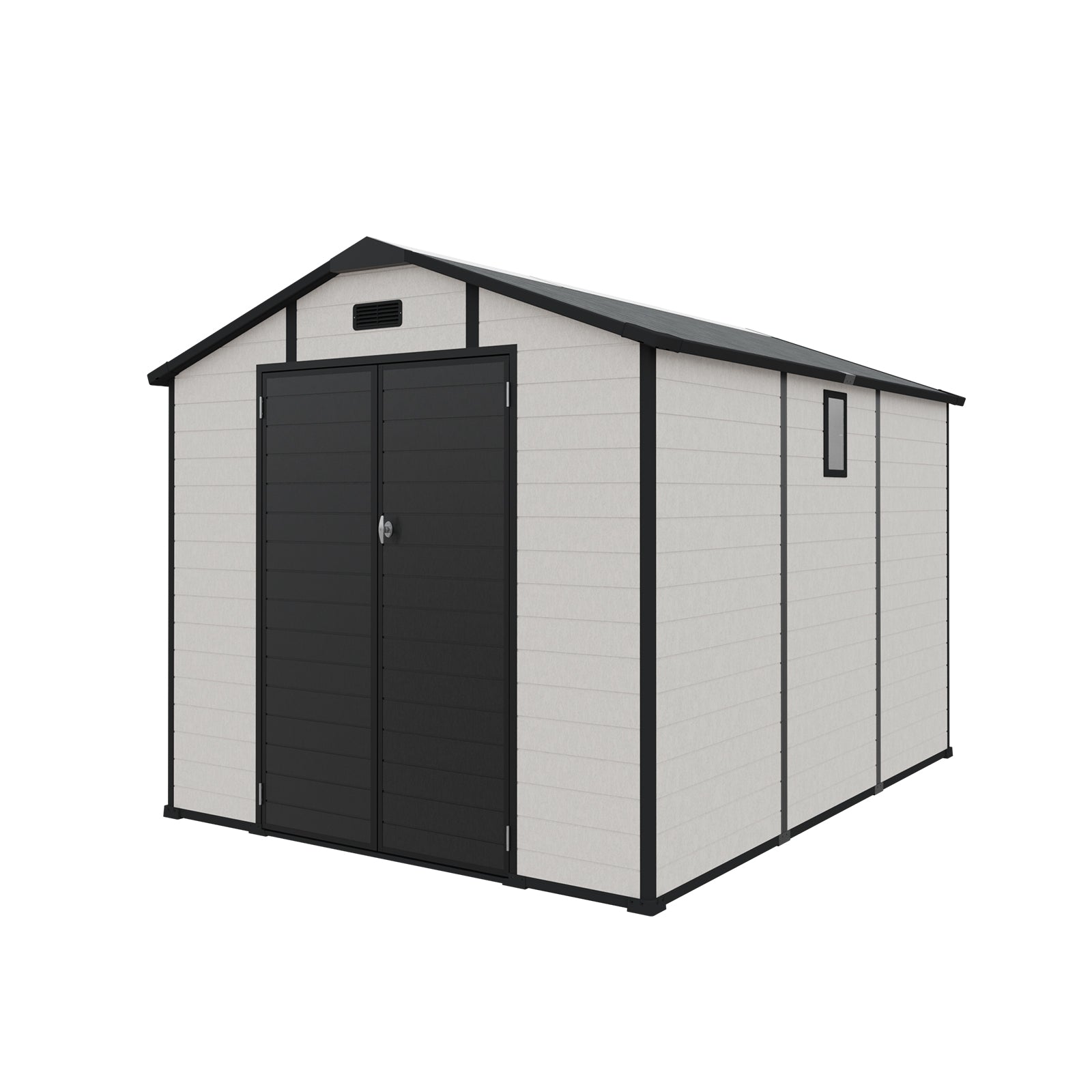 8x10 FT Plastic Outdoor Storage Shed