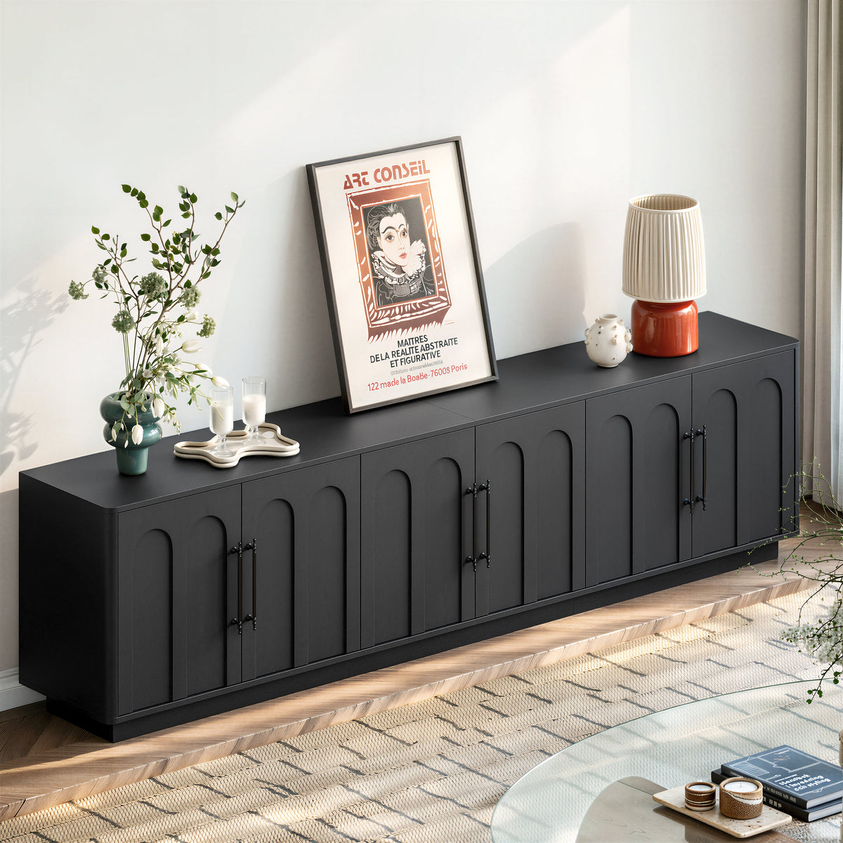 94.5" Extra Long TV Stand for Large TVs