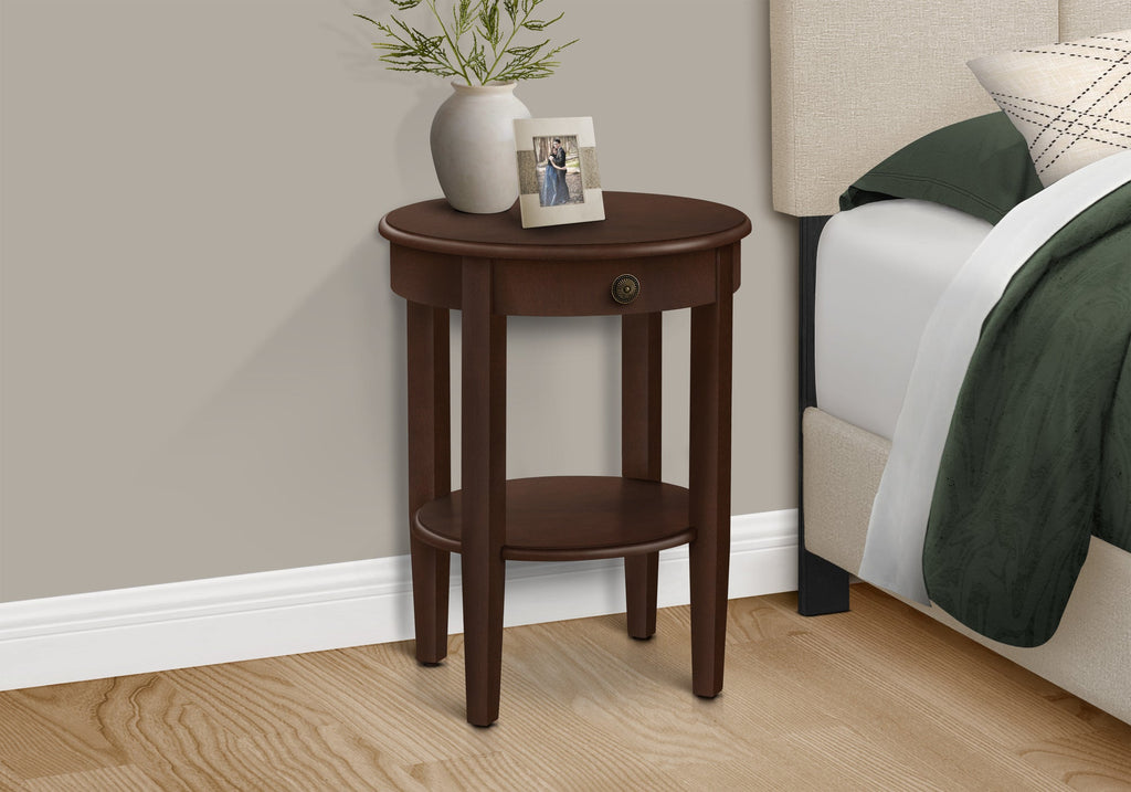 2-Tier Round Accent Table