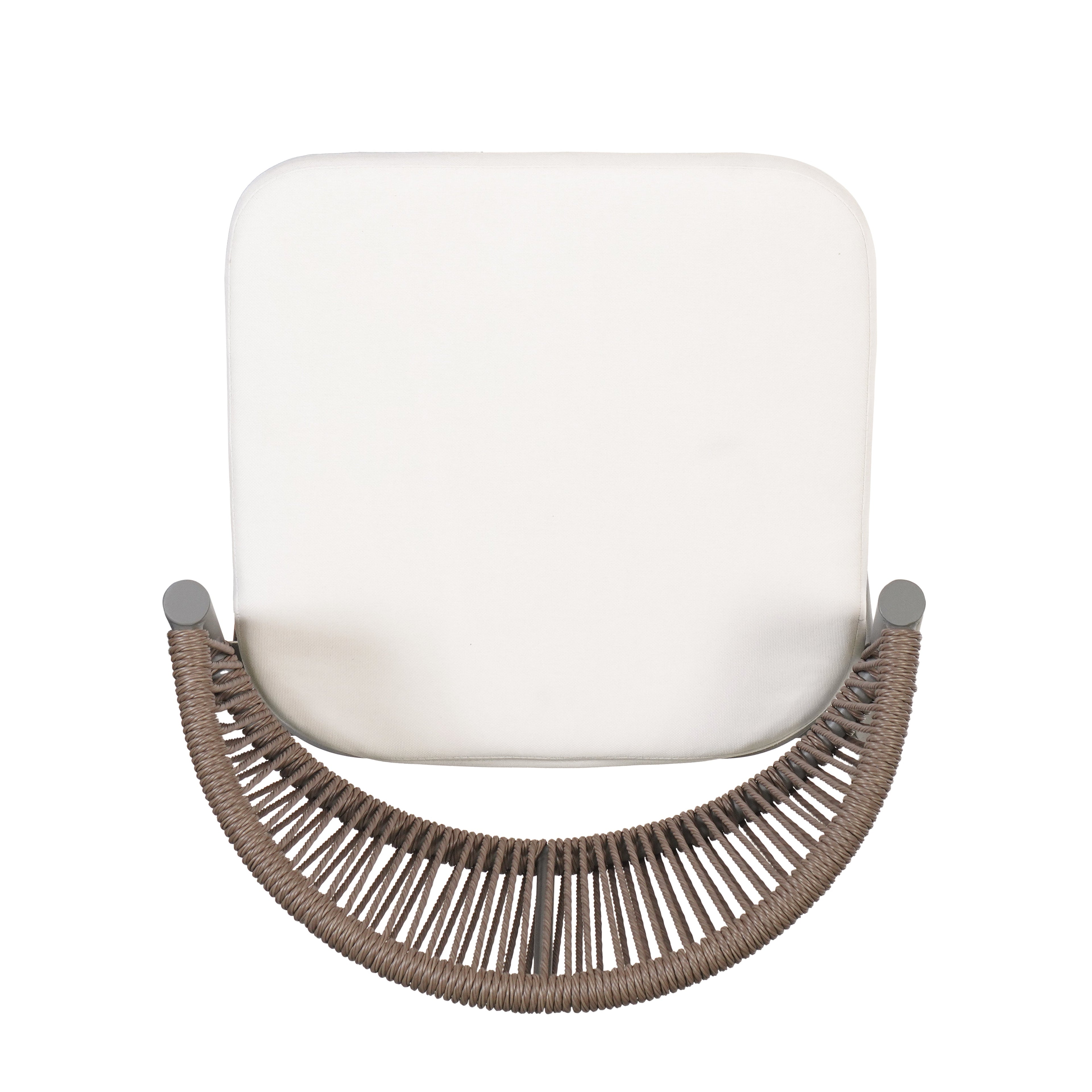 Outdoor 30.25" Seat Height Metal Frame Barstools
