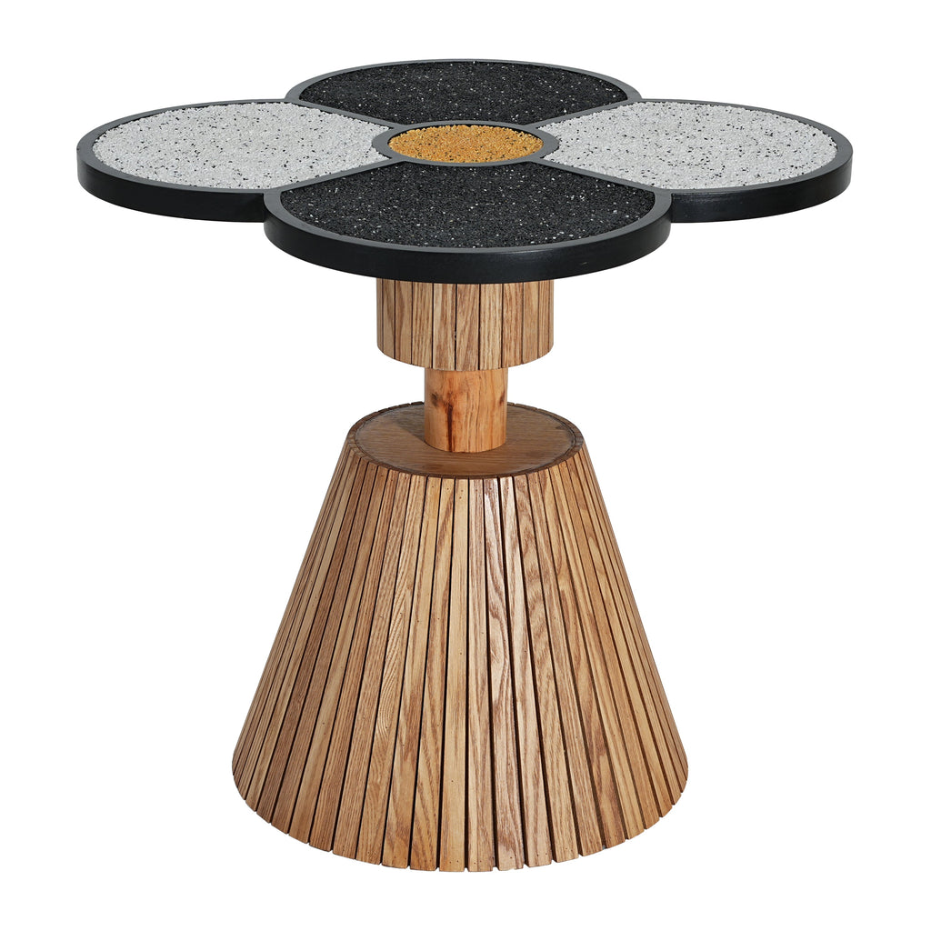 Unique Four-Leaf Clover Side Table
