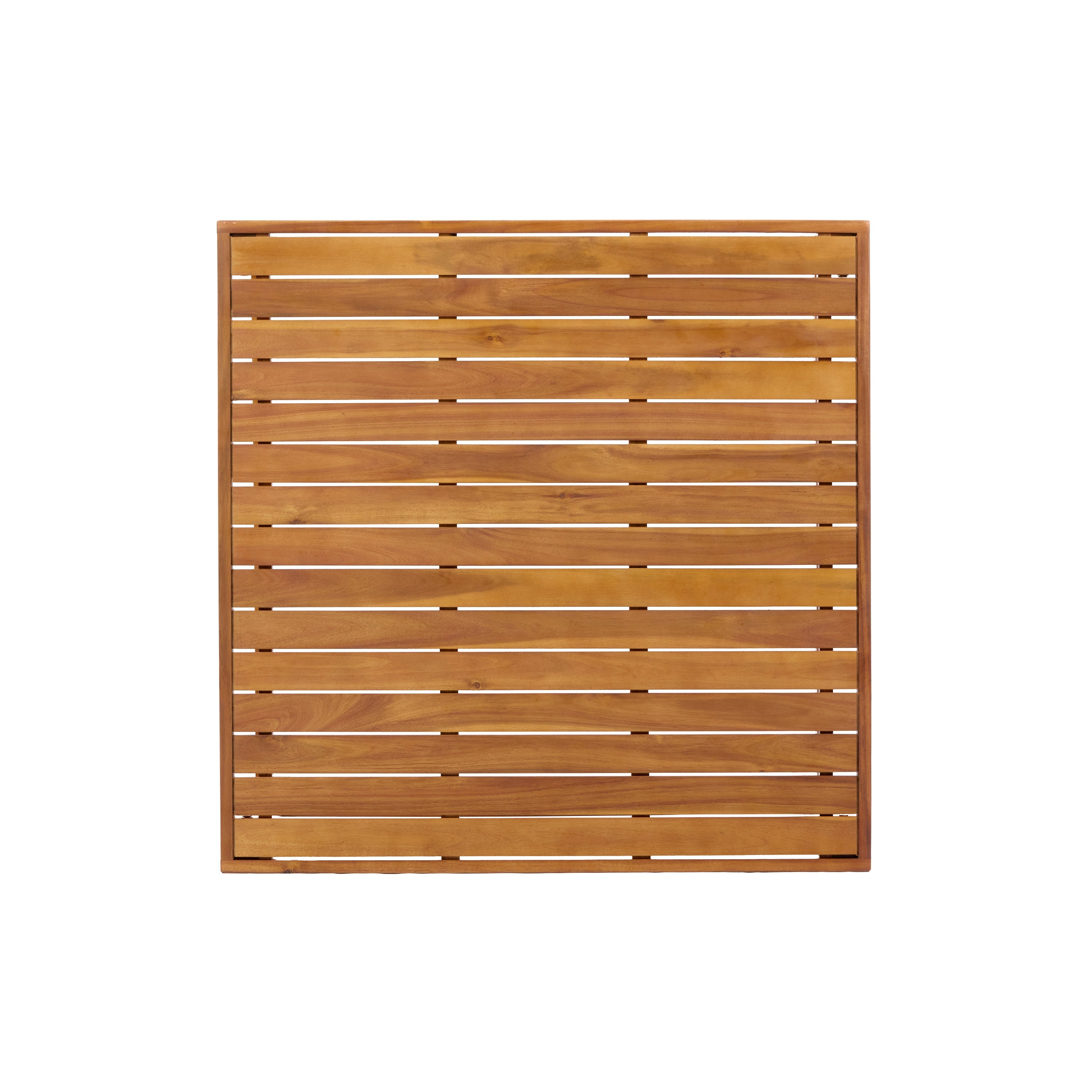 41 Inch Height Teak Finish Acacia Solid Wood Outdoor Dining Table