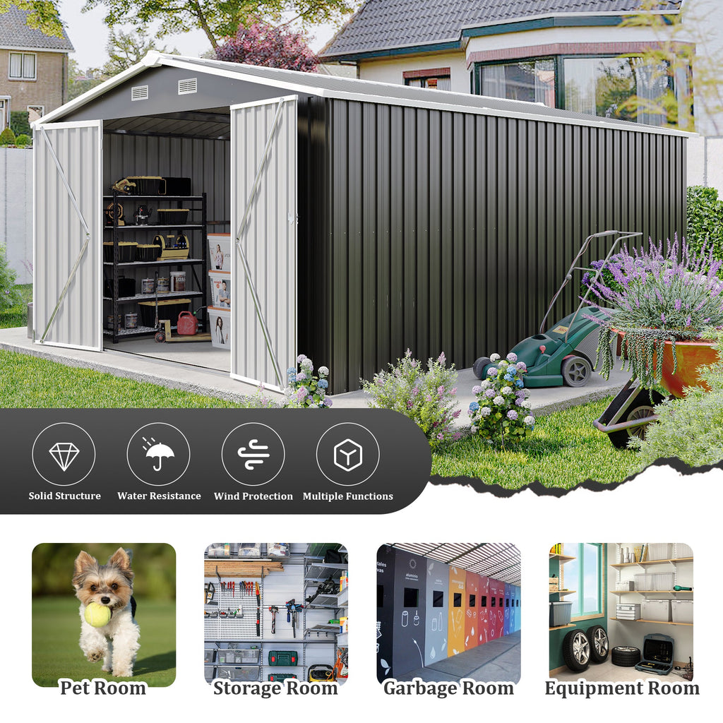 Campcraft Outdoor Storage Shed 10×14 FT