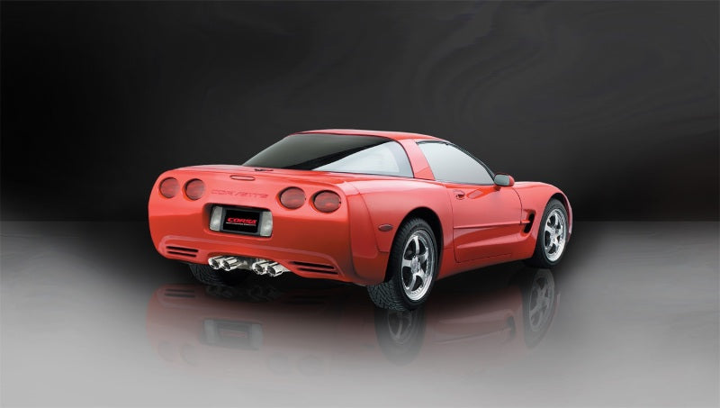 Corsa Performance 97-04 Chevrolet Corvette C5 Z06 5.7L V8 Polished Xtreme Axle-Back