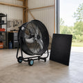 30" Wheeled Solar Fan
