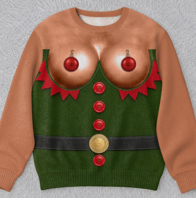 Crewneck Pullover SweatshirtChristmas Carnival