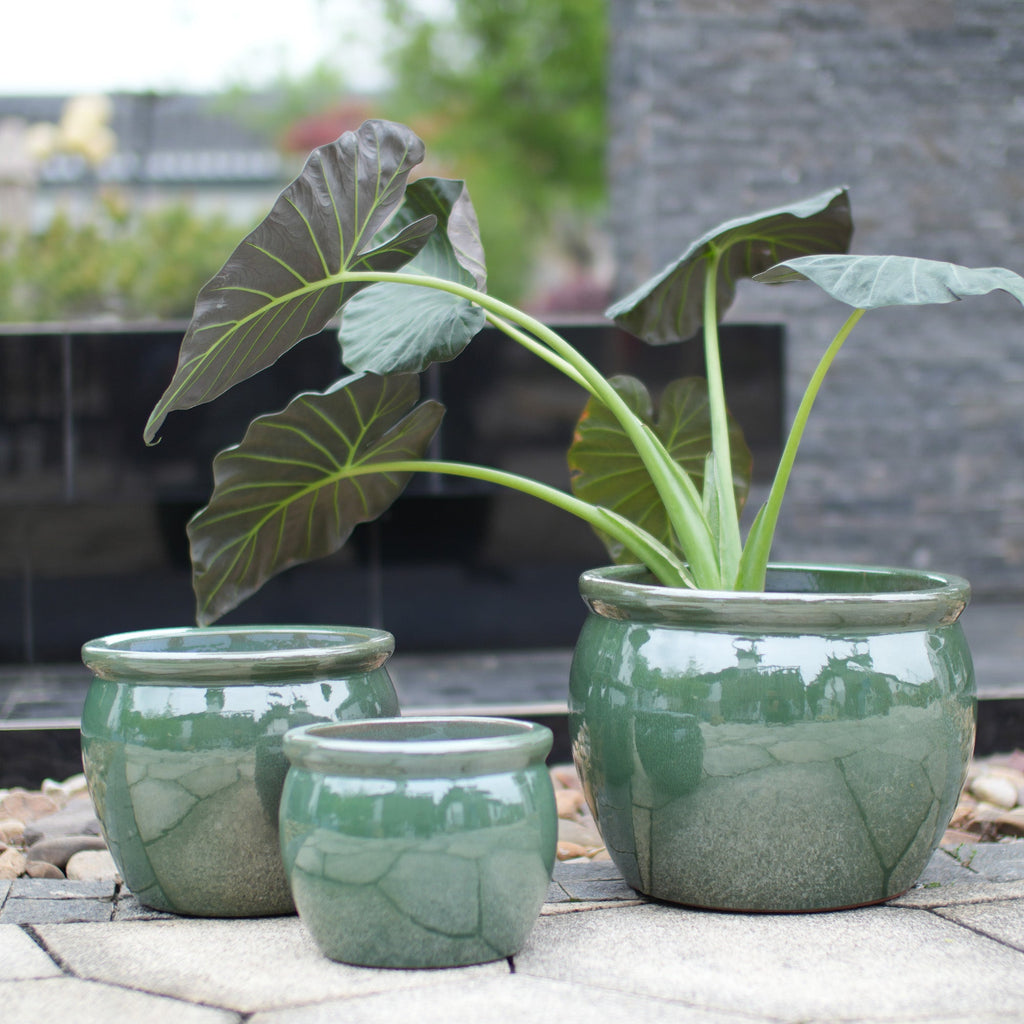 Handmade Dark Garden Pot