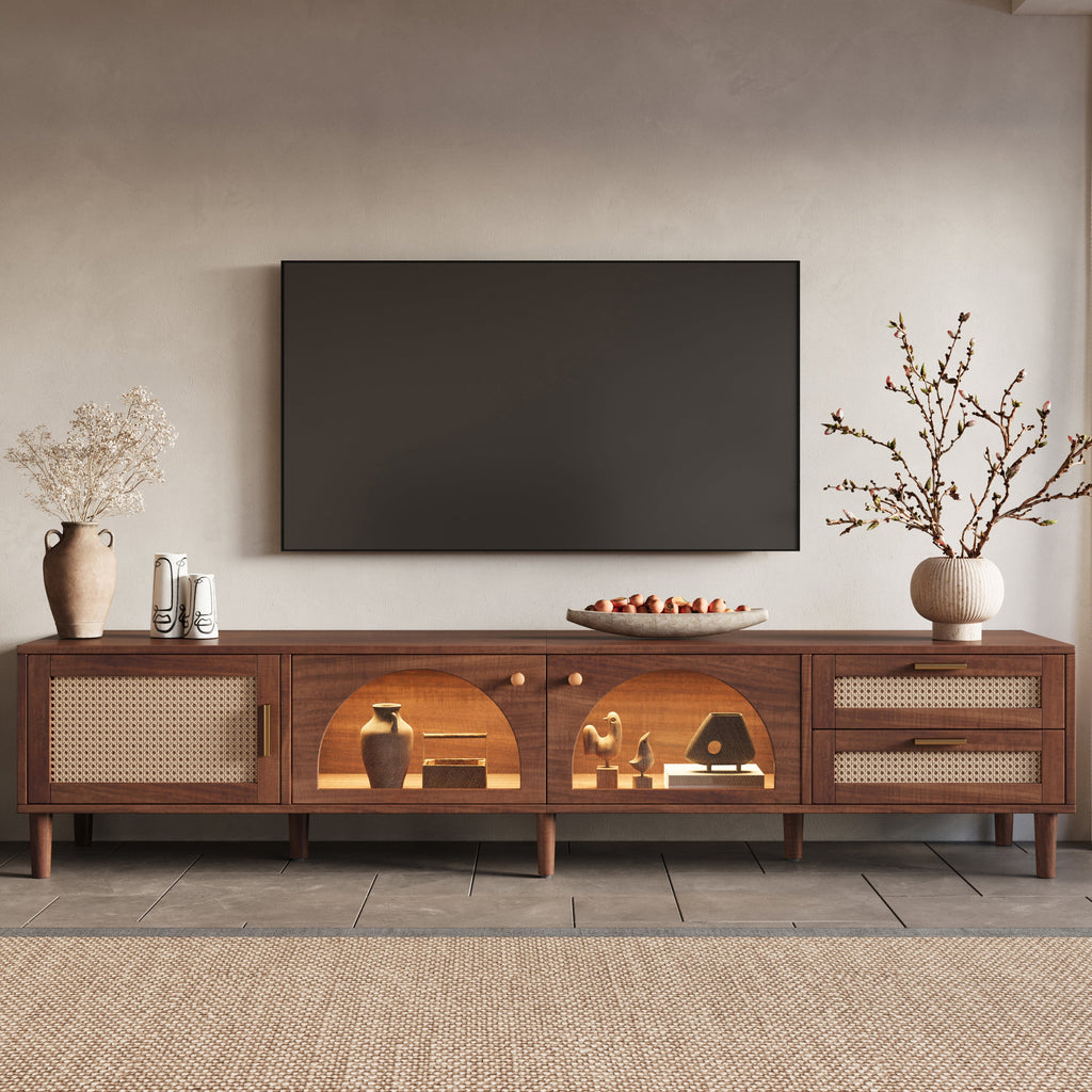 86 Inch TV Stand for TVs Up to 90"